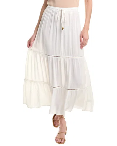 Rachel Parcell Midi Skirt In White