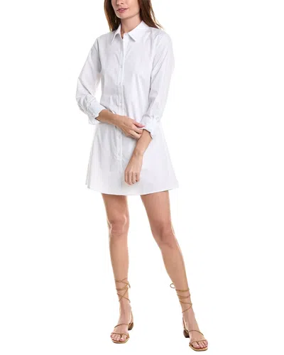 Rachel Parcell Poplin Shirtdress In White