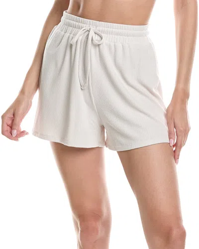 Rachel Parcell Pull-on Pajama Short In White Sand