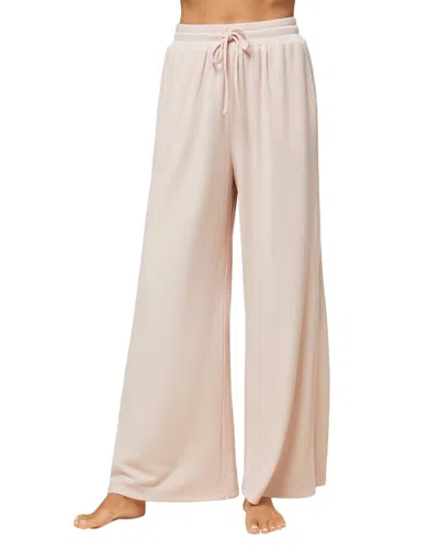 Rachel Parcell Ribbed Pull-on Pant In Pink