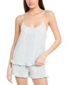 Rachel Parcell Ruffle Cami In Blue