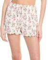 Rachel Parcell Ruffle Short In White