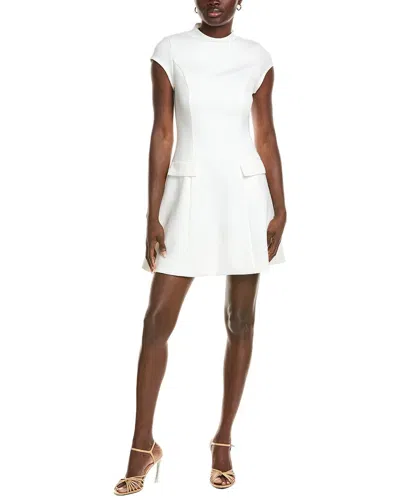 Rachel Parcell Scuba A-line Dress In White