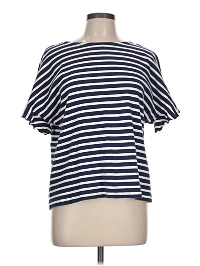 Pre-owned Rachel Parcell Short Sleeve T-shirt In Blue