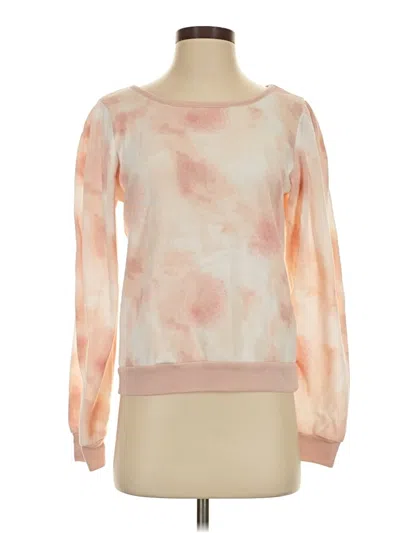 Pre-owned Rachel Parcell Sweatshirt In Pink
