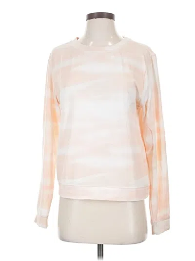Pre-owned Rachel Parcell Sweatshirt In White