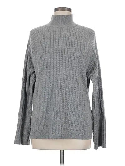 Pre-owned Rachel Parcell Turtleneck Sweater In Gray