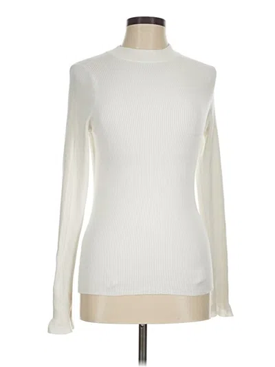 Pre-owned Rachel Parcell Turtleneck Sweater In Ivory
