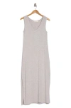 Rachel Parcell V-neck Midi Dress In Light Heather