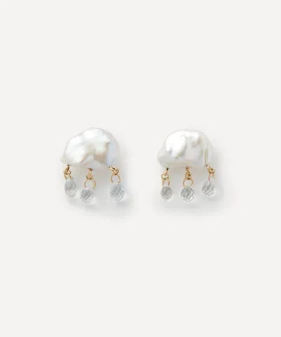 Rachel Quinn 14ct Gold Rainy Day Stud Earrings