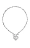 Rachel Quinn Cupid's Heart Sterling Silver Necklace