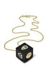 Rachel Quinn One-of-a-kind 14k Yellow Gold Onyx Sapphire Pendant In Black