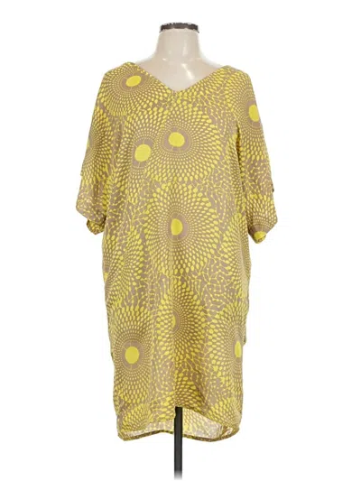 Pre-owned Rachel Rachel Roy 3/4 Sleeve T-shirt In Yellow