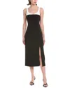 Rachel Rachel Roy Alessia Midi Dress In Black