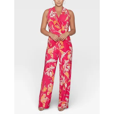 Rachel Rachel Roy Blanca  V-neck Jumpsuit In Animal Print