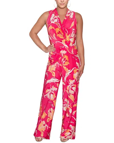 Rachel Rachel Roy Blanca V-neck Jumpsuit In Pink
