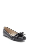 Rachel Rachel Roy Blink Grommet Bow Flat In Black