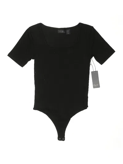 Pre-owned Rachel Rachel Roy Bodysuit In Black