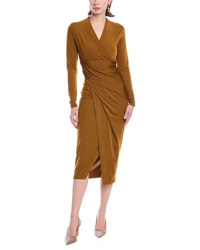 Rachel Rachel Roy Bret Midi Dress In Brown