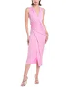 Rachel Rachel Roy Printed Bree Midi Dress In Pink