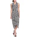 Rachel Rachel Roy Bret Midi Dress In White