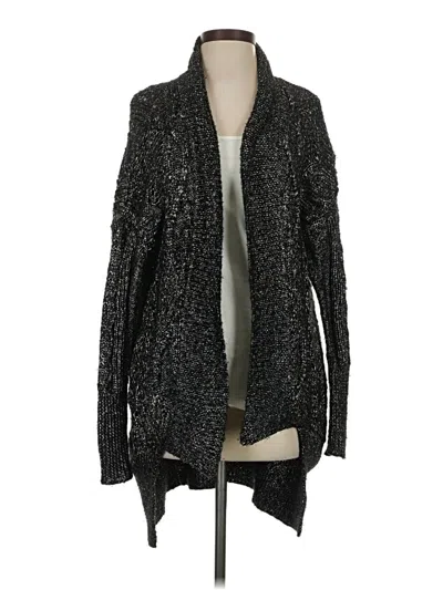 Pre-owned Rachel Rachel Roy Cardigan Sweater In Black