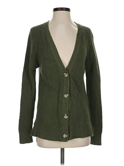 Pre-owned Rachel Rachel Roy Cardigan Sweater In Green
