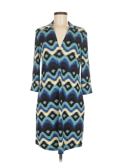 Pre-owned Rachel Rachel Roy Casual Dress In Blue
