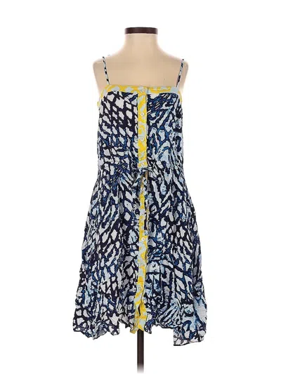 Pre-owned Rachel Rachel Roy Casual Dress In Blue