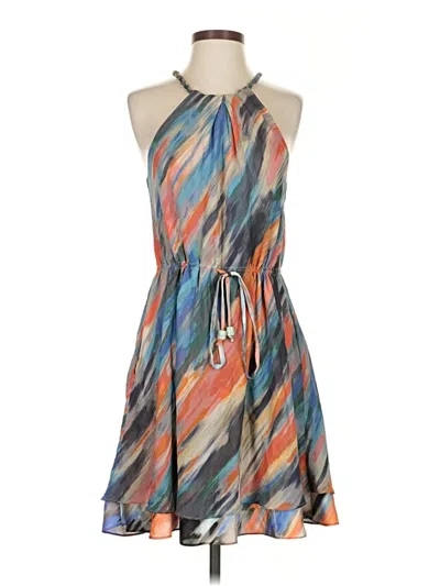Pre-owned Rachel Rachel Roy Casual Dress In Blue