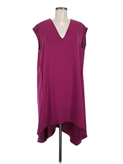 Pre-owned Rachel Rachel Roy Casual Dress In Burgundy