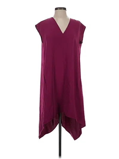 Pre-owned Rachel Rachel Roy Casual Dress In Burgundy