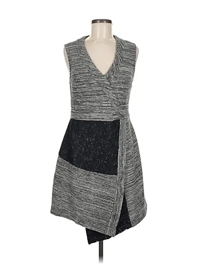 Pre-owned Rachel Rachel Roy Casual Dress In Gray