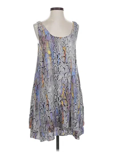 Pre-owned Rachel Rachel Roy Casual Dress In Gray