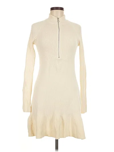 Pre-owned Rachel Rachel Roy Casual Dress In White