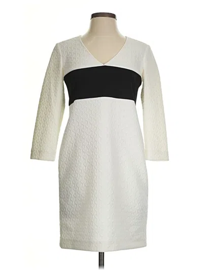 Pre-owned Rachel Rachel Roy Casual Dress In White