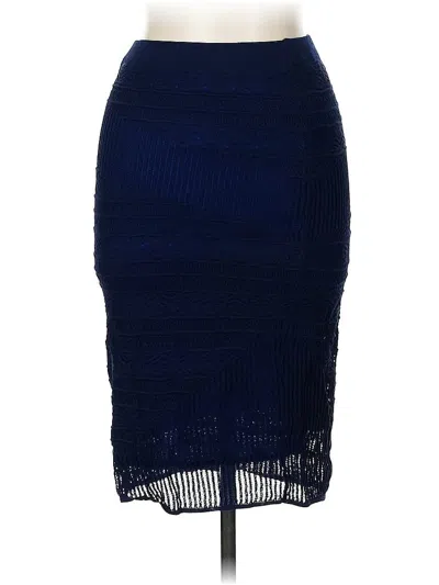 Pre-owned Rachel Rachel Roy Casual Skirt In Blue
