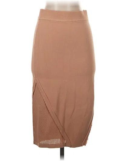Pre-owned Rachel Rachel Roy Casual Skirt In Tan