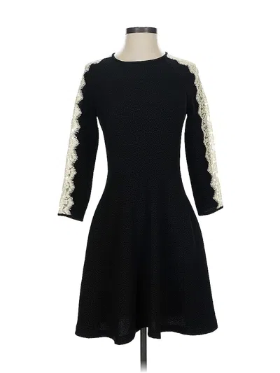 Pre-owned Rachel Rachel Roy Cocktail Dress In Black