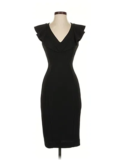 Pre-owned Rachel Rachel Roy Cocktail Dress In Black