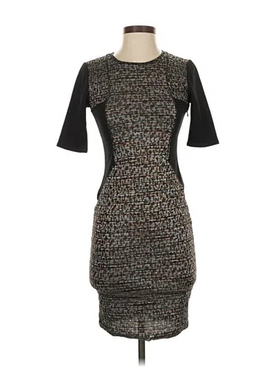 Pre-owned Rachel Rachel Roy Cocktail Dress In Black