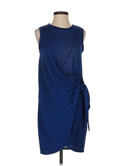 Pre-owned Rachel Rachel Roy Cocktail Dress In Blue