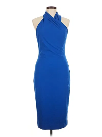 Pre-owned Rachel Rachel Roy Cocktail Dress In Blue