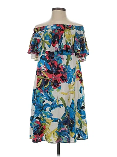 Pre-owned Rachel Rachel Roy Cocktail Dress In Blue