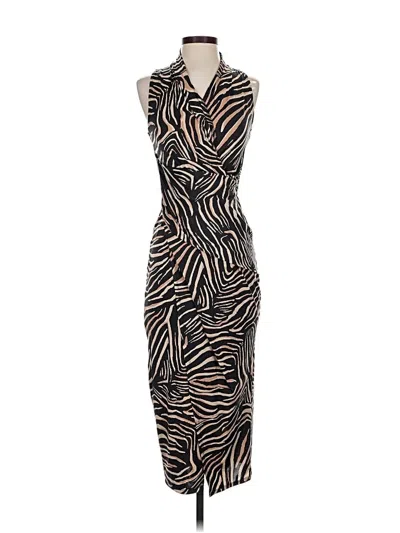 Pre-owned Rachel Rachel Roy Cocktail Dress In Brown