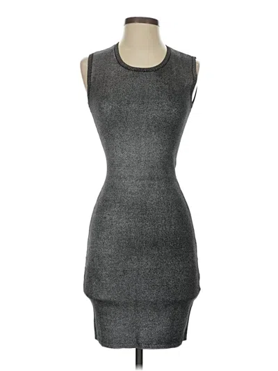 Pre-owned Rachel Rachel Roy Cocktail Dress In Gray