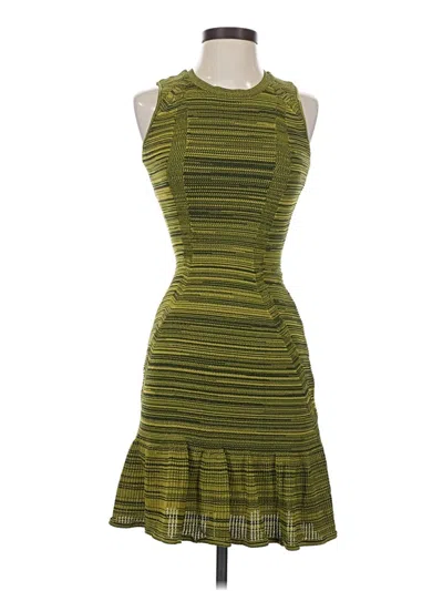 Pre-owned Rachel Rachel Roy Cocktail Dress In Green