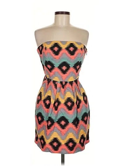 Pre-owned Rachel Rachel Roy Cocktail Dress In Orange