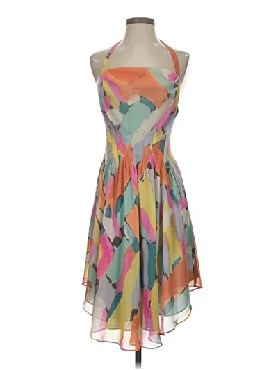 Pre-owned Rachel Rachel Roy Cocktail Dress In Orange