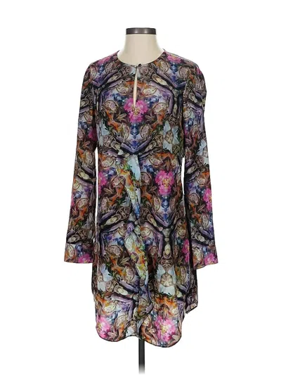 Pre-owned Rachel Rachel Roy Cocktail Dress In Purple